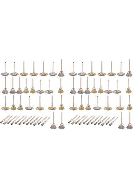 72 Adet Bakır Tel Parlatma Çarkı Fırçası D Dremel Döner Alet Için Tam Set Sıcak (Yurt Dışından) modelleri