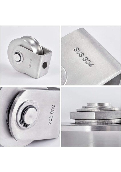 Eıtgzwas 2020 2 Inç Makaralı Tekerlek Rulmanları U Yivli Kasnak Tekerlekleri Malzeme Taşıma ve Taşıma Için Çıkarılabilir Ağır Hizmet Yivli Tekerlek (Yurt Dışından) fırsatları