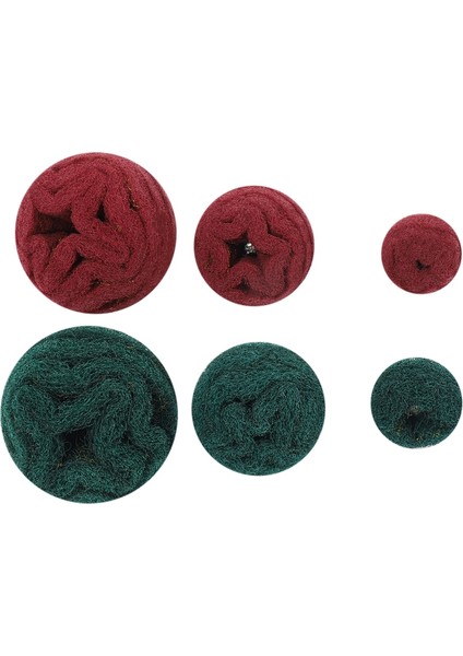 Nanlıy-6 Adet Monte Kubbe Zımpara Paspas Pedi Naylon Fiber Parlatma Tekerleği Metal Ahşap 180 320 Grit (Yurt Dışından) fiyatları