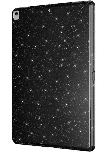 Apple iPad Pro 10.5 (7.nesil) Glittered Glossy Look Tablet Koton Kılıf Siyah