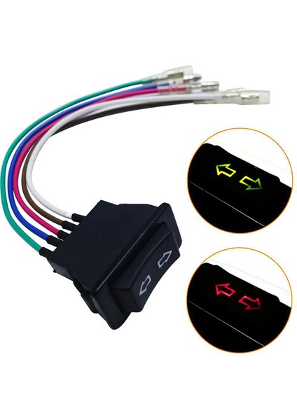 Profesyonel 5pin 12 24V Siyah Araba Elektrikli Cam Anahtarı Plastik Lamba Elektronik Bileşenler Arabalar Için Evrensel Jessica (Yurt Dışından) indirimleri