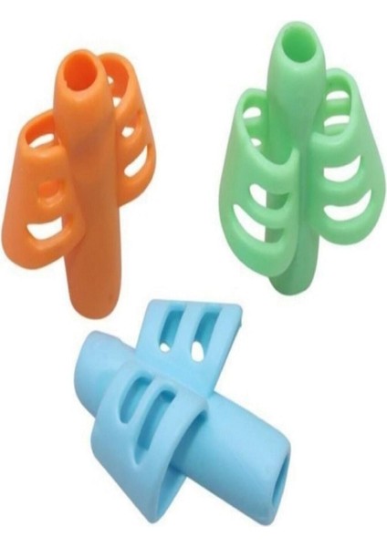 Elif Iş Eğitim Kalem Tutacağı 3 Adet Farklı Renk Kalem Tutacağı 3 Adet Farklı