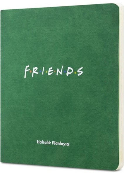 Friends Haftalık Planlayıcı Tarihsiz 15X17 Yeşil PLN-389057