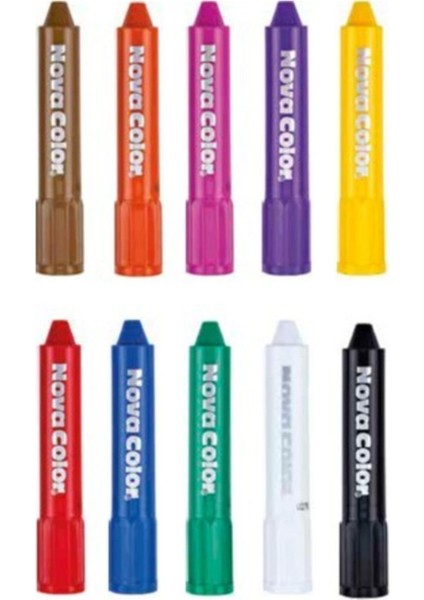 Yüz Boyası Seti 6 Adet Farklı Renk Yüz Boyası-