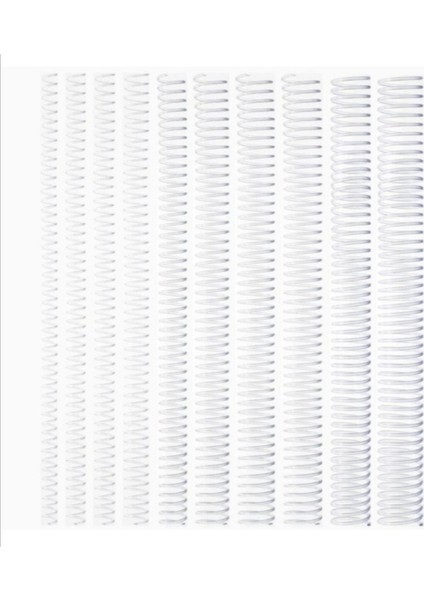 Plastik Spiral 25 mm Şeffaf 100'LÜ