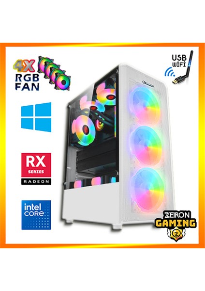 Marias X07 I5-10400F 16GB Ddr4 512GB SSD RX550 Oyuncu Masaüstü Bilgisayar