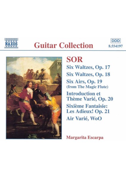 Sor: Guıtar Musıc Op.17-21-Cd