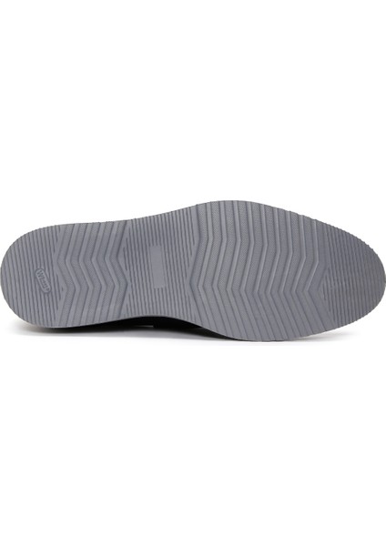 Erkek Siyah Deri Casual Loafer