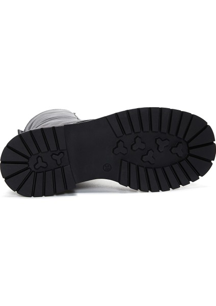 Kadın Siyah Deri Fermuarlı Postal Bot fırsatları