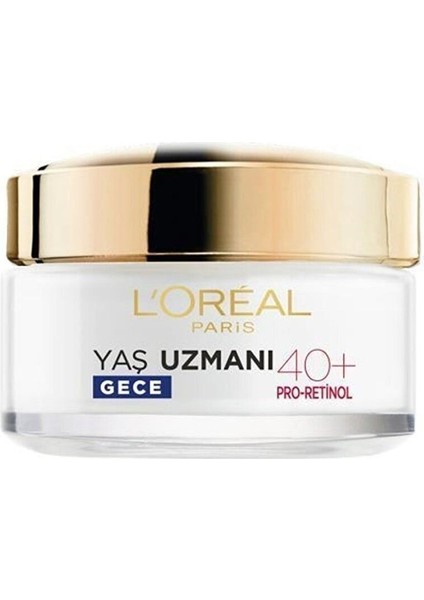 L'Oréal Paris L'oreal Paris 40+ Gece Kremi 50 ml