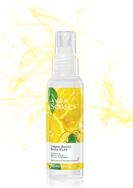 Senses Lemon Burst Limon ve Reyhan Kokulu Vücut Spreyi 100 ml