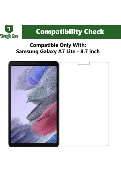 Samsung Galaxy Tab A7 Lite T220 Uyumlu Tam Koruma Nano Esnek Tablet Kırılmaz Ekran Koruyucu