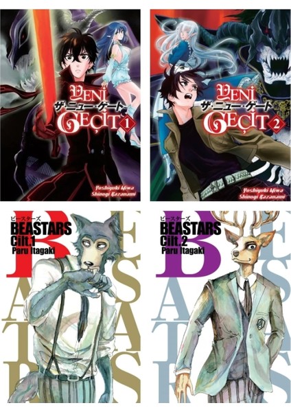 Yeni Geçit 1 - 2 - Beastars 1 - 2 4'lü Set