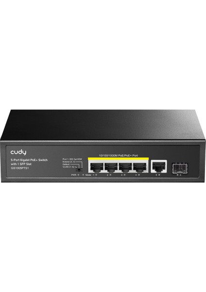 GS1005PTS1 5-Port Gigabit Poe+ Switch With 1 Sfp Port 120W