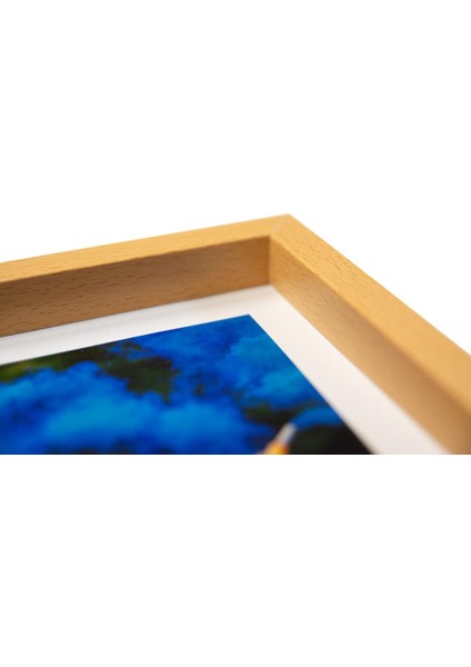 Yapışkanlı Sök-Tak Klasik Ahşap Görünümlü Kare Çerçeve - 3'lü Paket 21X21CM