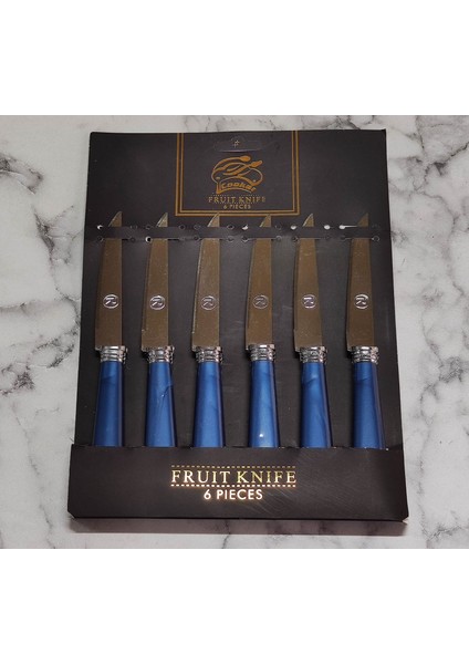 Meyve Bıçağı 12LI Cooker Mavi Lüx