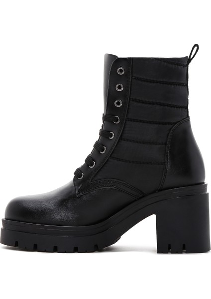 Kadın Siyah Kalın Topuklu Postal Bot fırsatları