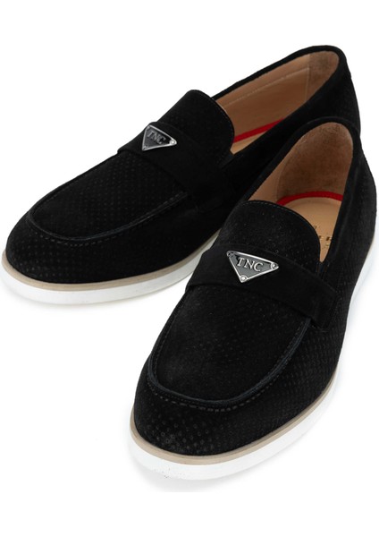 Erkek Hakiki Deri Siyah Süet Loafer Ayakkabı 537 3402 Erk Ayk Y24 Sıyah Suet indirimleri