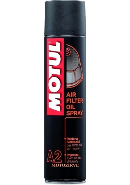 A2 Air Filter Oil Spray -Hava Filtresi Yağlayıcı Sprey 400 ml