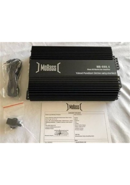 MB-600.4 2X150W Rms Bass Kontrollü Oto Anfi