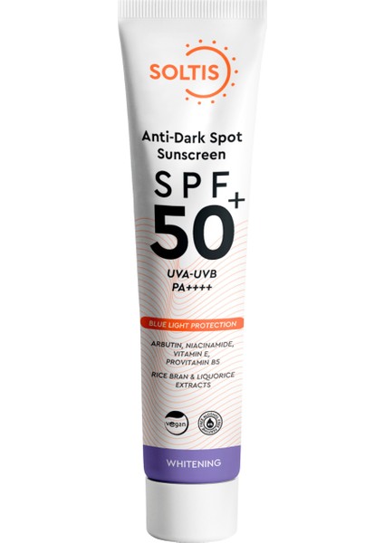 Koyu Leke Karşıtı Ve Yüksek Korumalı Güneş Kremi Spf 50+ Pa++++ , 50 ml