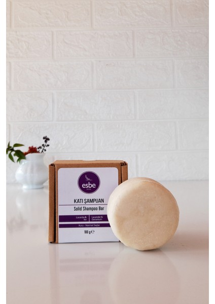 Esbe Doğal Lavanta & Itır Katı Şampuan 100 gr