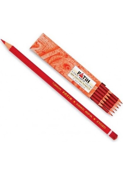 Kalem Fatih Ekonomık Kırmızı Kalem 12