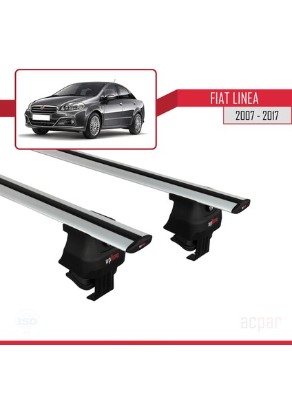 Fiat Linea 2007-2017 Arası ile Uyumlu Ace-4 Ara Atkı Tavan Barı Gri fırsatları