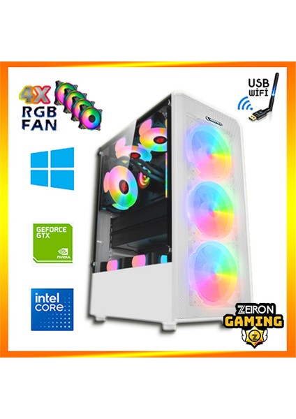 Centauri X017 I5-10400F 16GB Ddr4 512GB SSD GTX1050TI Oyuncu Masaüstü Bilgisayar