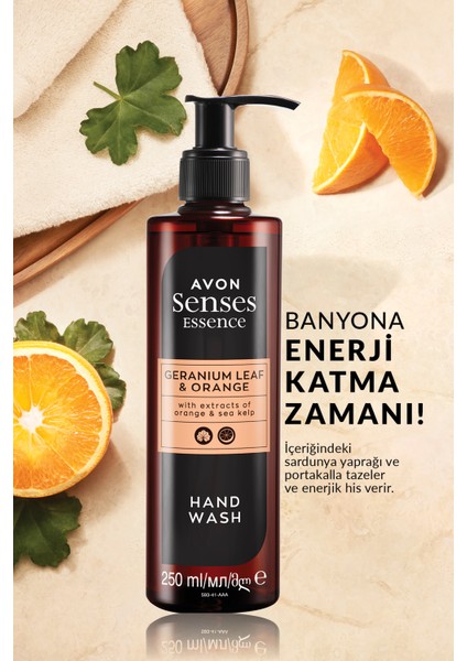 Senses Essence Sardunya Yaprağı ve Partakal Kokulu Sıvı El Sabunu 250 ml