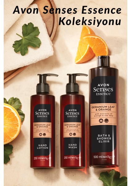 Senses Essence Sardunya Yaprağı ve Partakal Kokulu Sıvı El Sabunu 250 ml