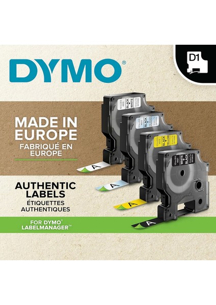 D1 Yedek Şerit 6 mm * 7 mt Sarı/siyah (43618) modelleri