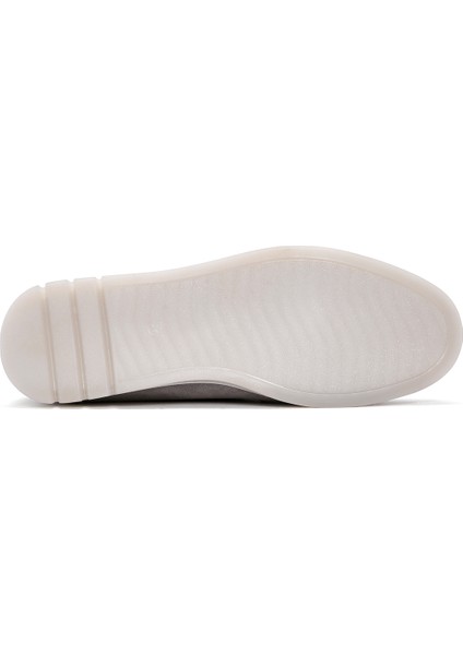 Kadın Gri Süet Deri Comfort Loafer indirimleri