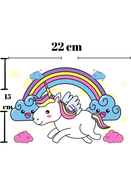 Ceo Design 10 Parçalı Ahşap Unicorn Puzzle 2+ Yaş Bebek ve Çocuklar Için