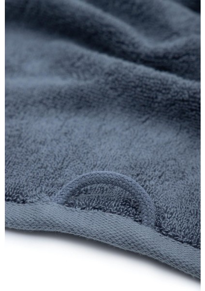 Pure Cotton 6'lı Havlu Seti %100 Organik Pamuk Bez Bordürlü Nakışlı Antrasit fırsatları