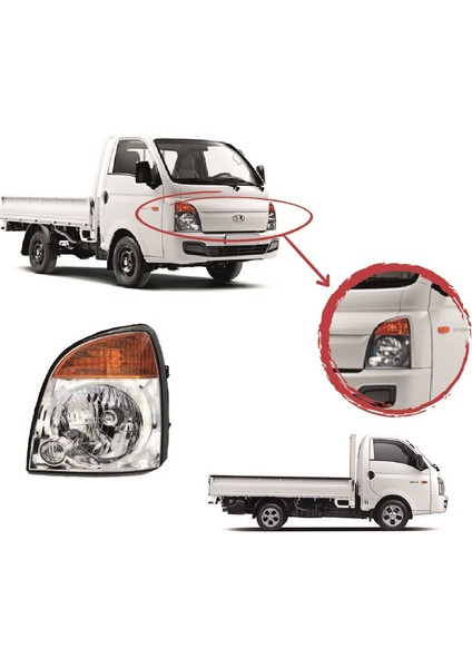 Nilser Hyundai H100 Ön Sağ-Sol Far Takımı Manuel 2004-2012