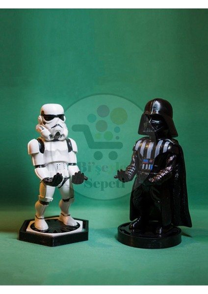 Star Wars Darth Vader ve Stormtrooper Gamepad Kol Tutacağı 2'li Set