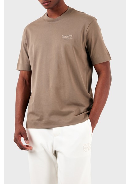 Bisiklet Yaka Pamuk Regular Fit T Shirt Erkek T Shirt 3D1TH3 1jocz 04B4