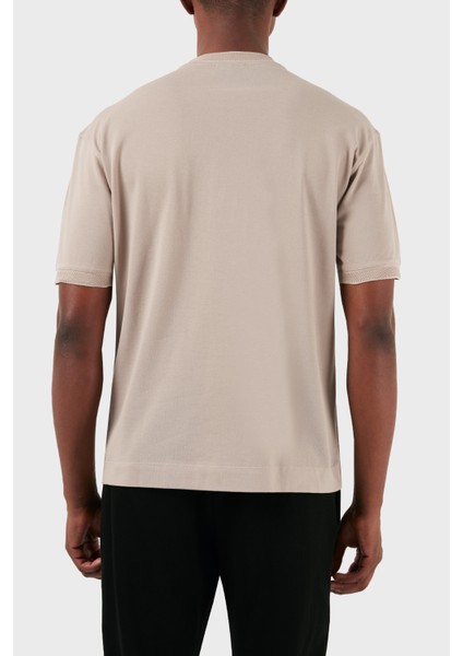 Pamuklu Bisiklet Yaka Regular Fit T Shirt Erkek T Shirt 3D1TC8 1jtkz 01M5