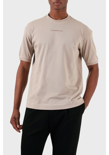 Pamuklu Bisiklet Yaka Regular Fit T Shirt Erkek T Shirt 3D1TC8 1jtkz 01M5