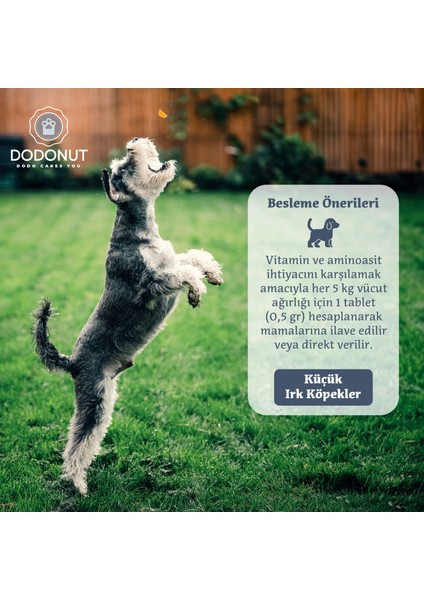 Happyderm Küçük Irk Köpekler Için Biotin Katkılı Deri ve Tüy Sağlığı Besin Takviyesi, 60 Tablet