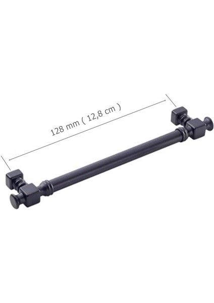 5 Adet Doğanlar Dragon 128 mm Mobilya Kulp Mat Siyah fiyatları