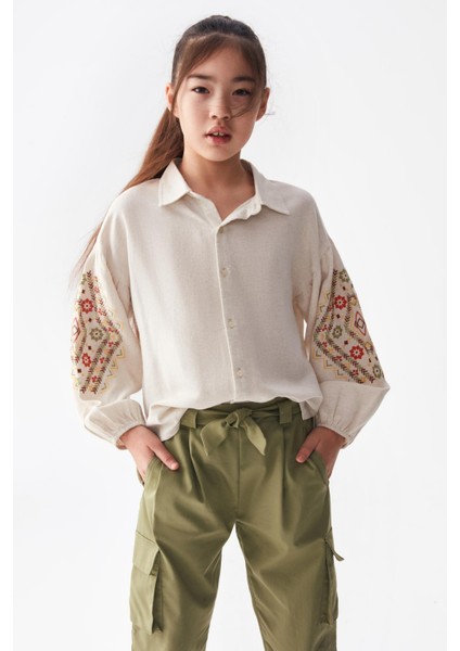 Kız Gömlek 24YNK36417