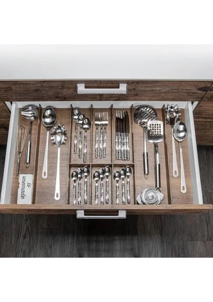 Ahşap Kaşıklık Koyu Meşe 900 mm