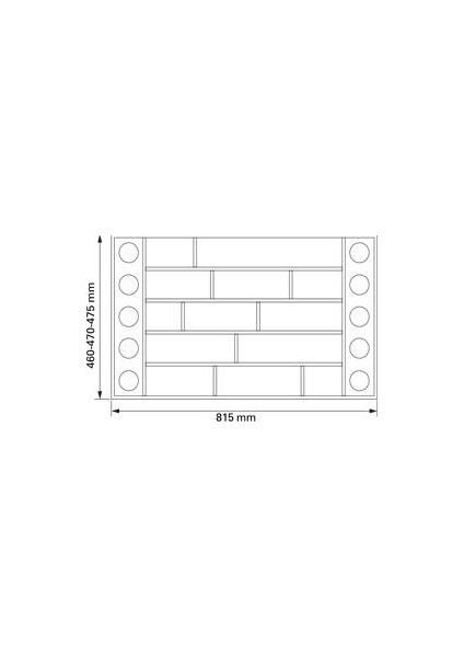 Ahşap Baharatlık ve Kaşıklık Ünitesi 90 Cm. Modül