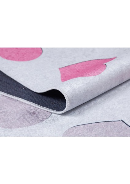 Çocuk Halısı ve Bebek Halısı Yıkanabilir Kaymaz Taban Figürlü Pembe Dijital Baskı Halı HC055 fiyatları