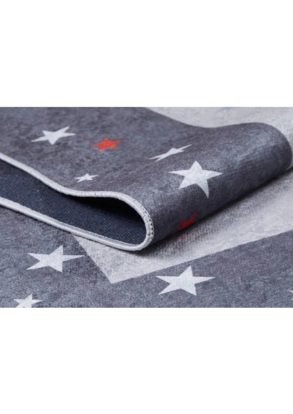 Çocuk Halısı ve Bebek Halısı Yıkanabilir Kaymaz Taban Figürlü Gri Dijital Baskı Halı HC052 fiyatları