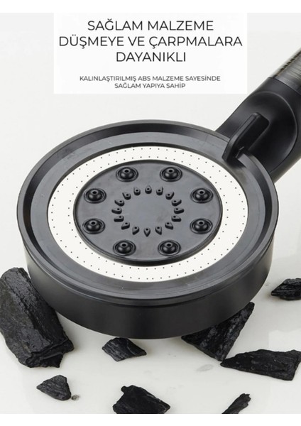 Tekno Trust 5 Fonksiyonlu Su Tasarruflu Çelik Paslanmaz Su Çıkışlı Filtreli Turbo Duş Başlığı Pvc Hortum Set indirimleri