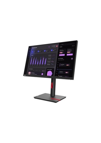 Thinkvision T24I-30, 23.8" Fhd IPS Monitör, USB Hub, Pivot, Yükseklik Ayarlı Ayak (Hdmı + Dp + Vga) Monitör 63CFMATXTK