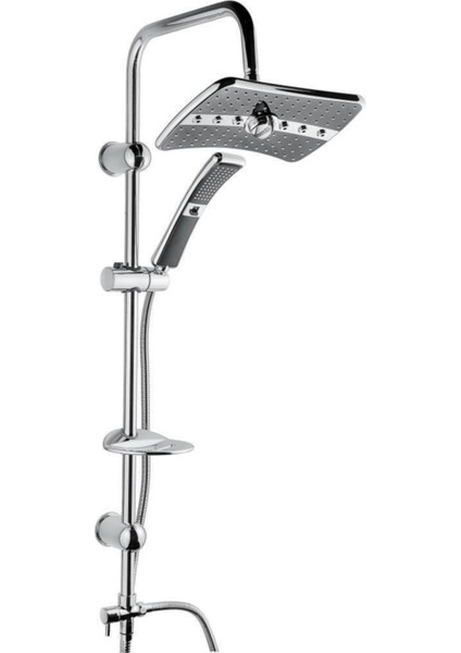 Tekno Trust Florida Fonksiyonlu Lux Robot Yağmurlama Tepe Duş Seti